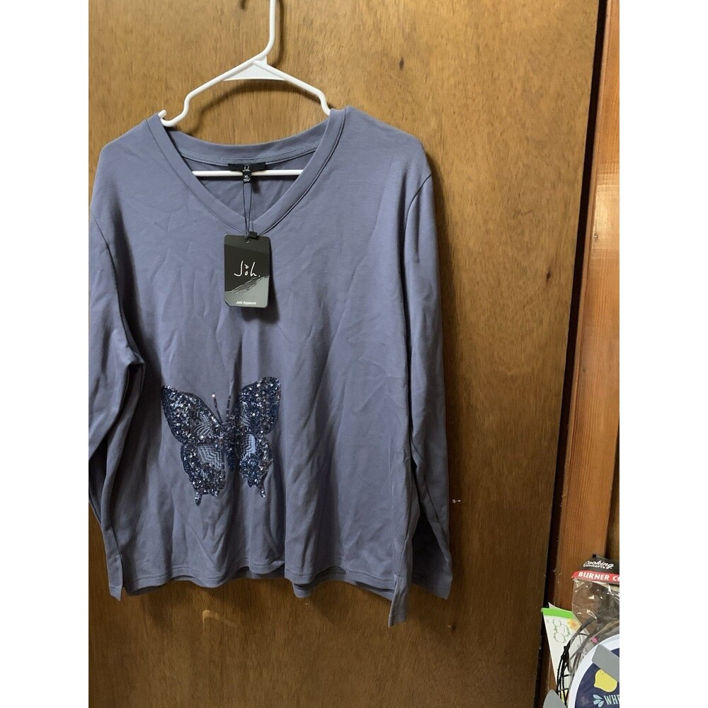 Joh Apparel Women's long sleeve tshirt Size XL NWT